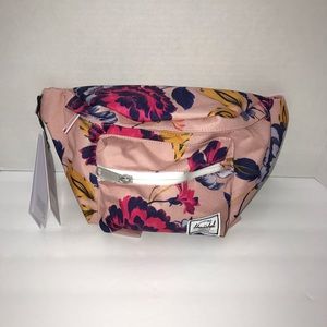 Herschel fanny pack floral pink multicolor